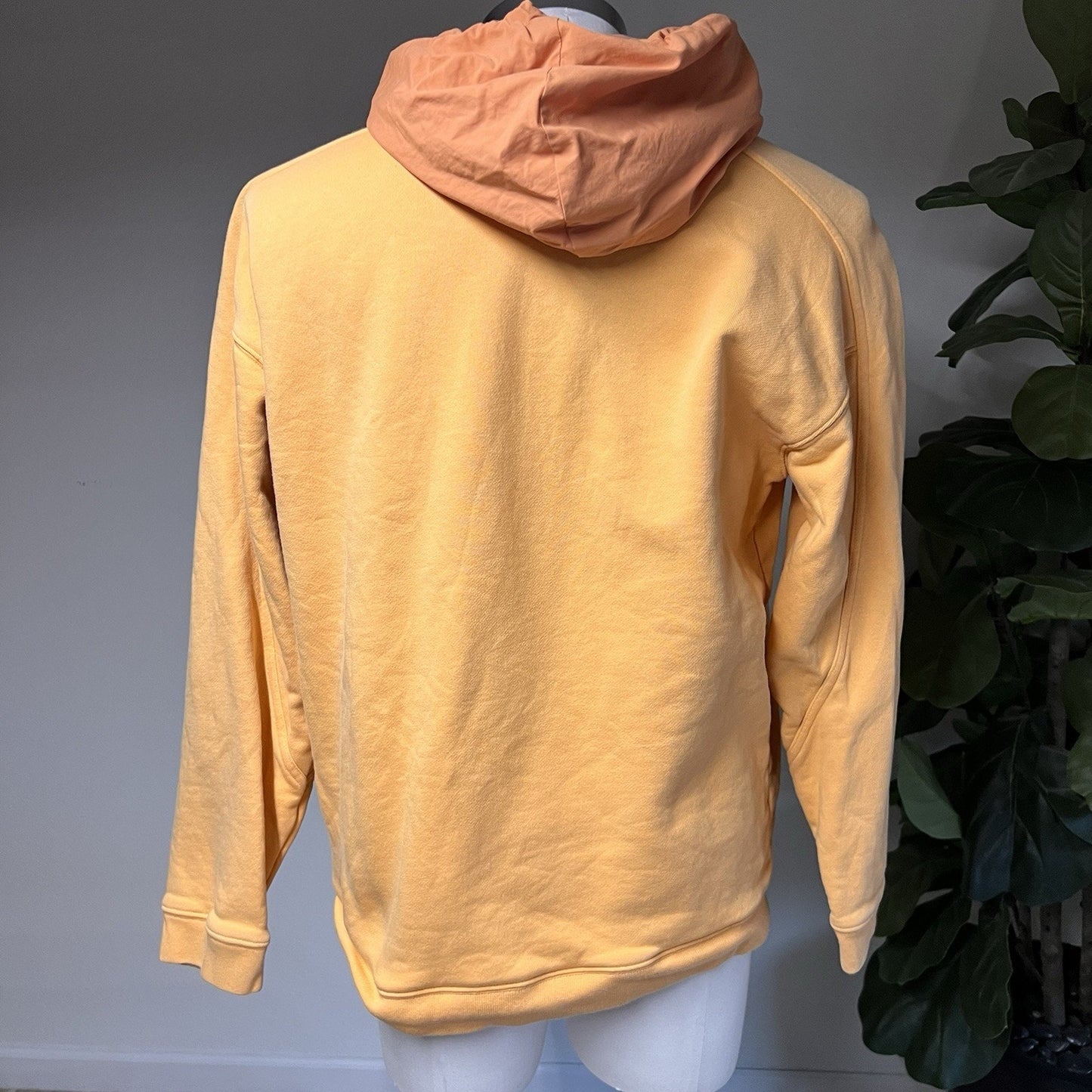 adidas Originals Men's R.Y.V. Utility Hoodie Orange Colorblock Retro Streetwear
