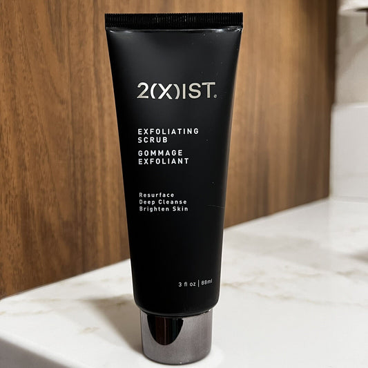 NIB 2(X)IST Exfoliating Facial Scrub for Men Clean Resurface Brighten Stocking