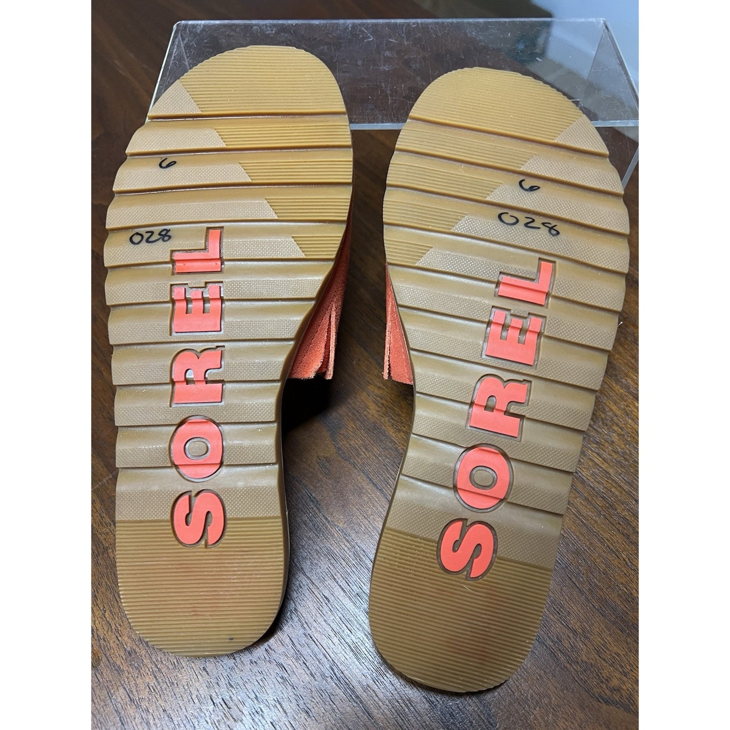 Sorel Ella™ II Block Slide Comfortable Sandals Signal Red 6B (M) NWOB
