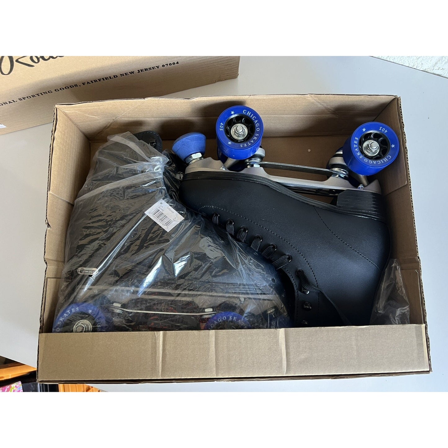 Chicago Mens Classic Rink Roller Skates Sz 9 Black Beginners Indoor Outdoor
