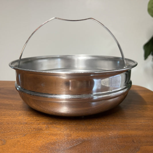Tramontina Steamer Basket Insert Folding Handle 8.5” Stainless Steel