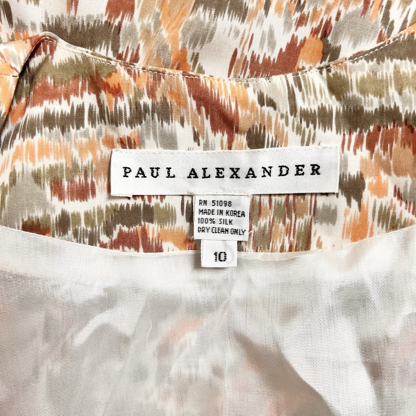 Vintage Paul Alexander 100% Silk Blazer (M) Oversized Jacket Quiet Luxury 90s