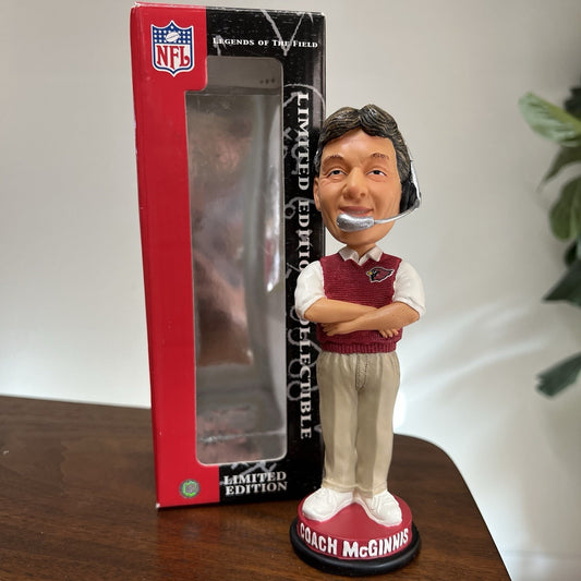 Signed Coach McGinnis Legends Of The Field Cardinals Ltd Edition Bobblehead