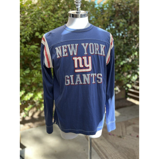 NWT NFL NY Giants Mens Heisman Long Sleeve Forty Seven 47 Brand (M) Fan Gift
