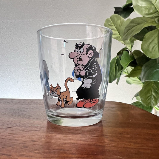 Smurfs Nutella 2011 Collectible Glass I Puffi Azreal Collectible Promo Gargamel
