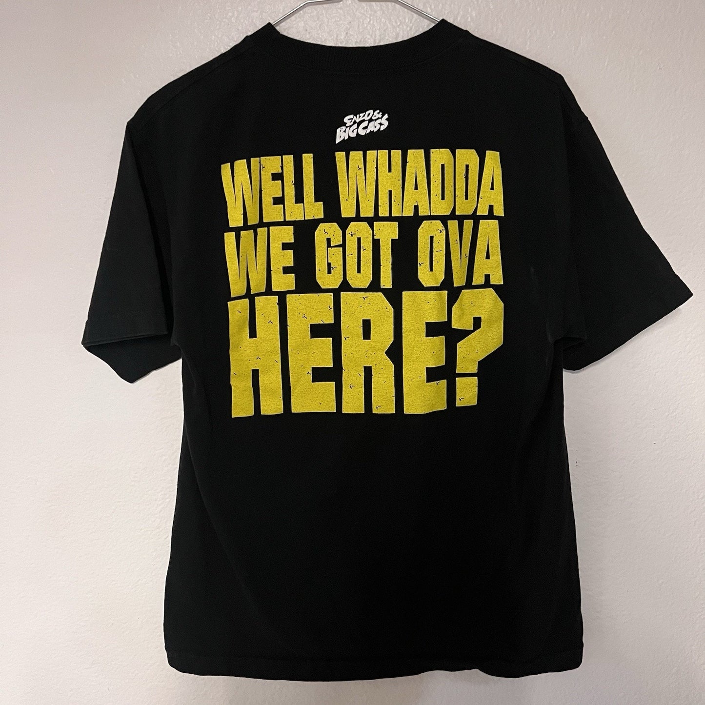 WWE Shirt Enzo & Big Cass Cuppa Haters Bada Boom Certified G Official Merch (M)