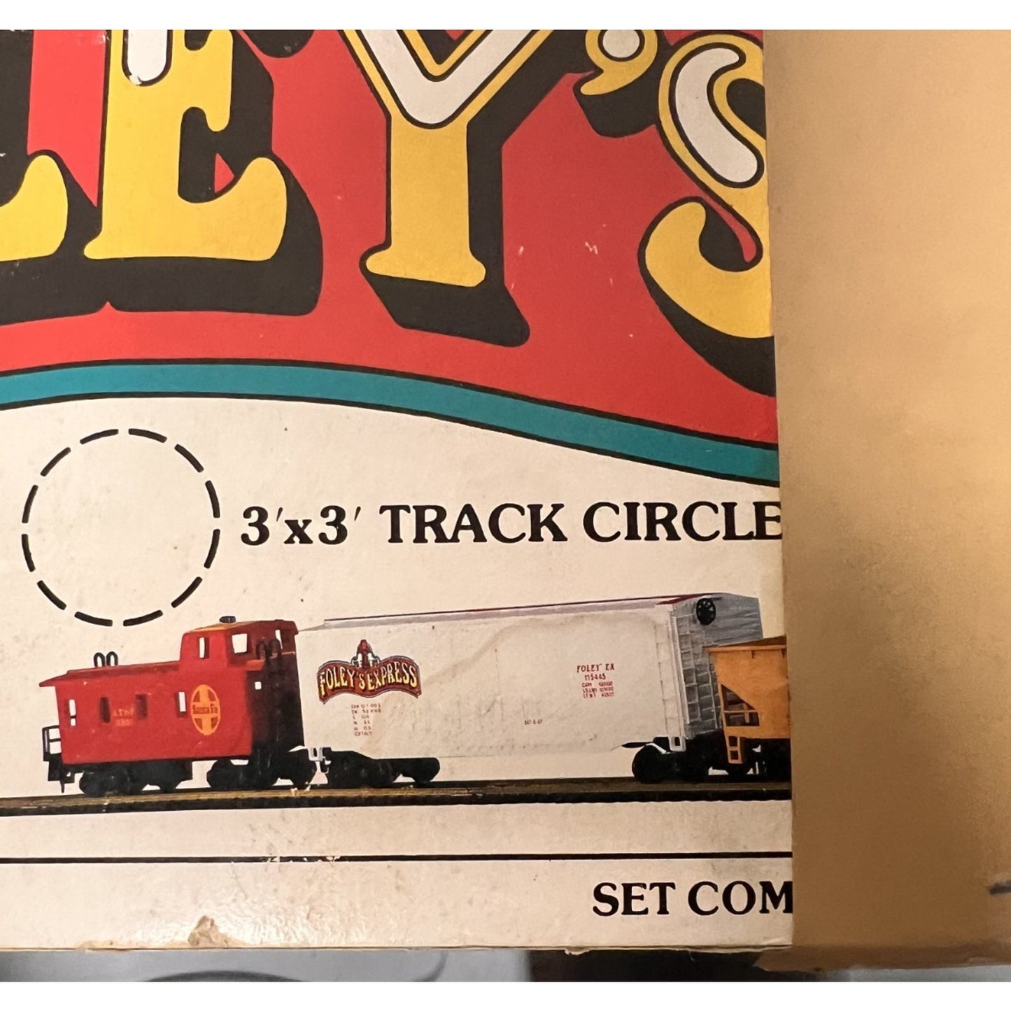 Vintage Bachmann Foley’s Express Lighted Diesel Locomotive HO Train & Track Set