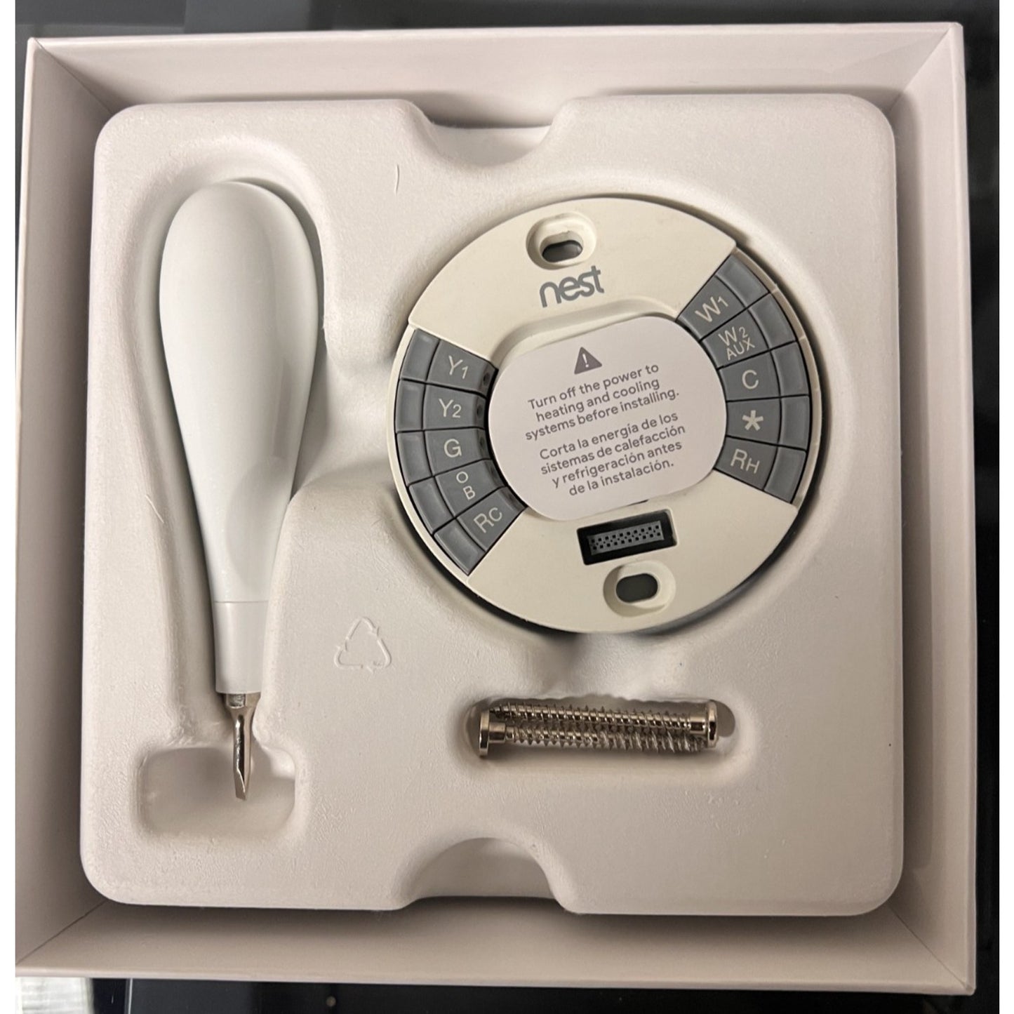 Google Nest 2nd Generation Learning Programmable Smart Thermostat - Not tested