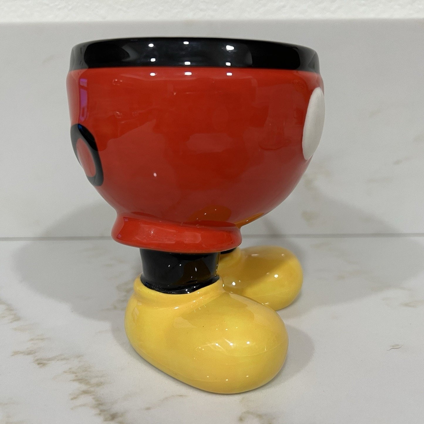 Mickey Mouse Mug Disney Parks Coffee 3D Body Pants Legs Signature Stoneware
